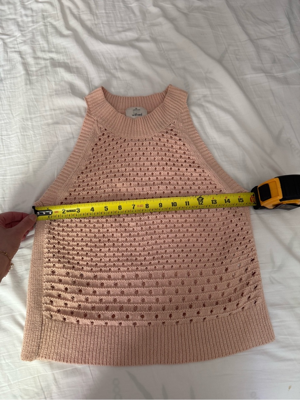 Wilfred sleeveless knit in Soft Peach - Picture 9 of 10